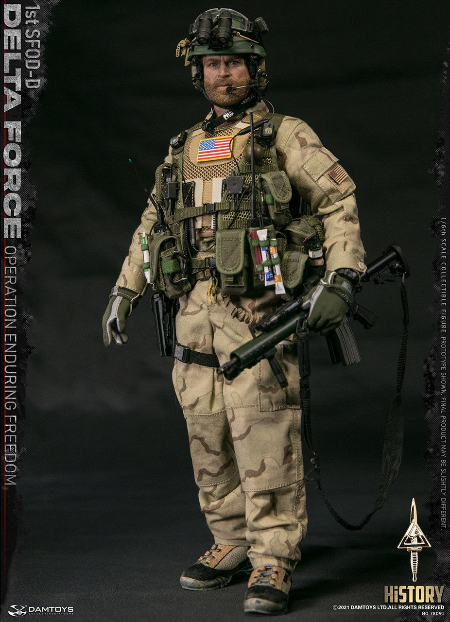 Pedido Figura 1st SFOD-D DELTA FORCE - Operation Enduring Freedom marca Damtoys 78091 escala 1/6