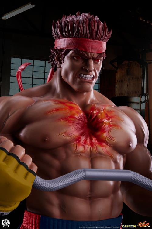 Preventa Estatua Ryu (Powerlifting Evil version) - Street Fighter Premier Series marca PCS Collectibles escala 1/4