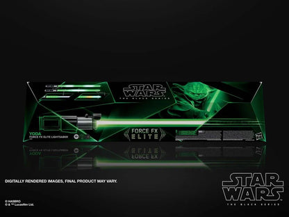 Pedido Lightsaber / Sable de Luz de Yoda - Star Wars: The Book of Boba Fett Series - Force FX Elite - Star Wars: The Black Series marca Hasbro escala real 1/1