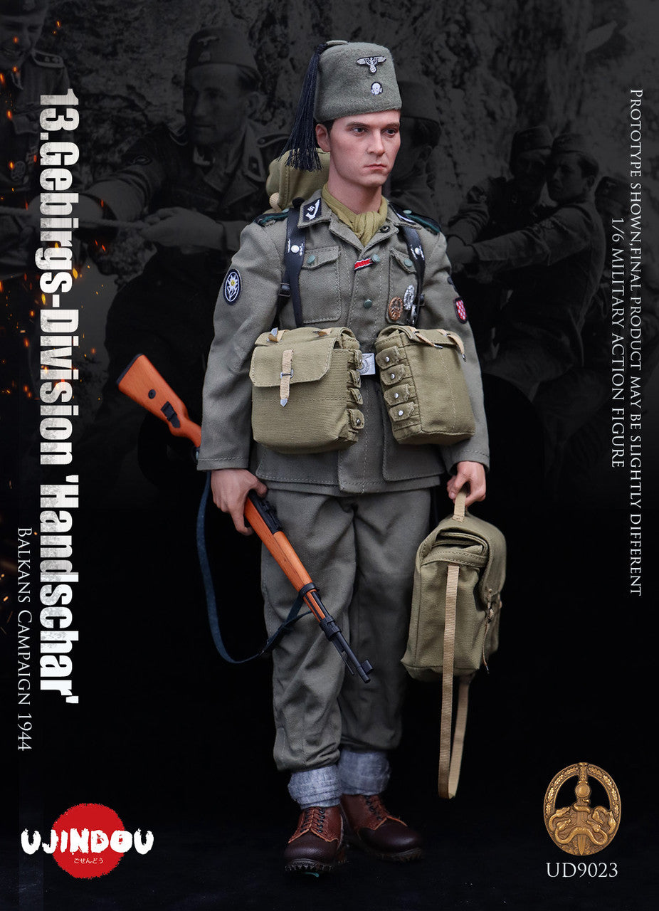 Pedido Figura 13.Gebirgs-Division "Handschar" Pionier Balkans Campaign 1944 marca Ujindou UD9023 escala 1/6