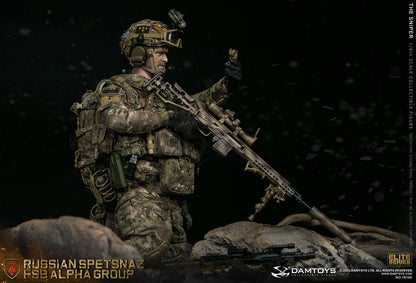 Preventa Figura The Sniper - Russian Spetsnaz FSB Alpha Group marca Damtoys 78100 escala 1/6