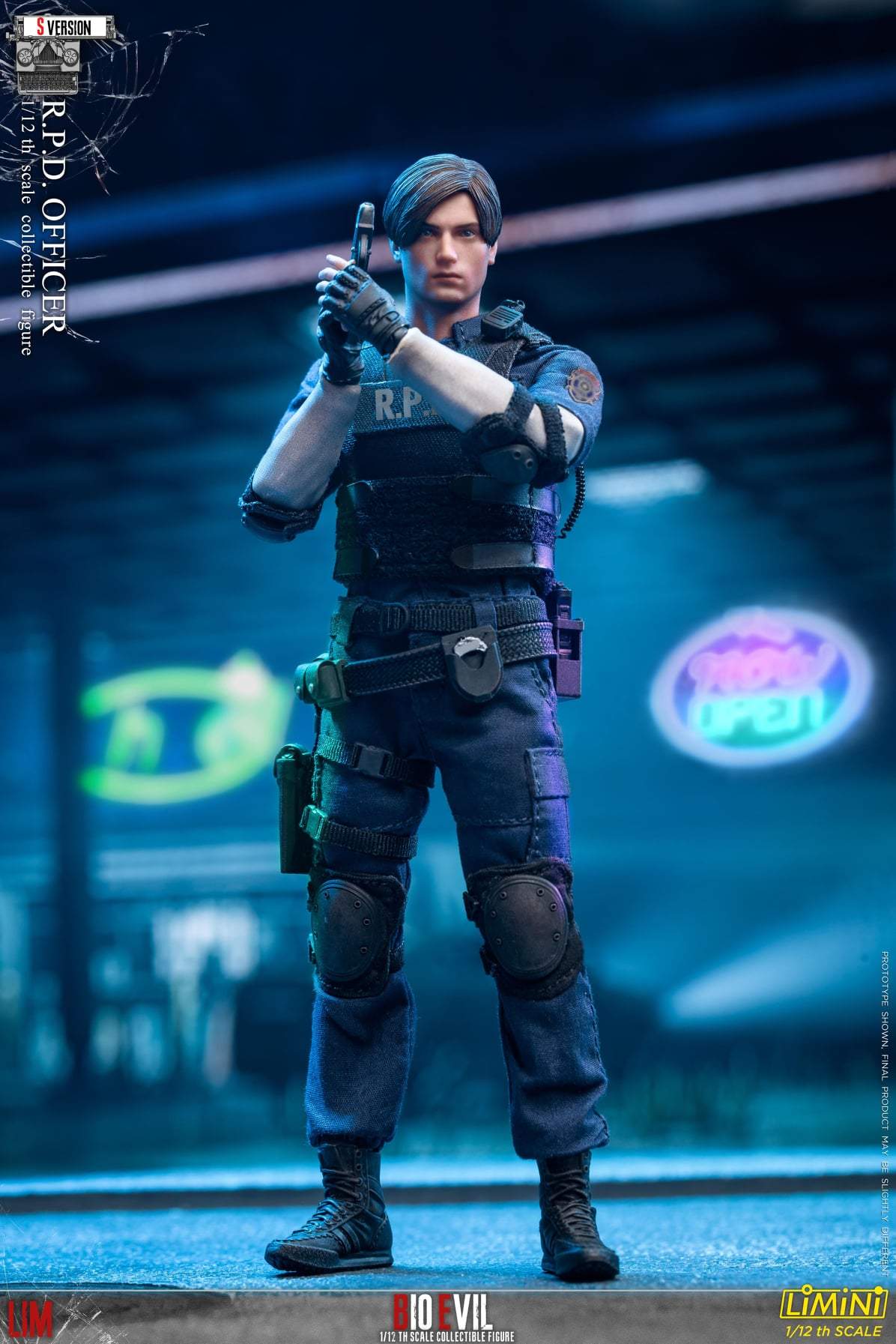 Pedido Figura R.P.D. Officer version S (Deluxe) marca Limtoys escala pequeña 1/12 (BACK ORDER)