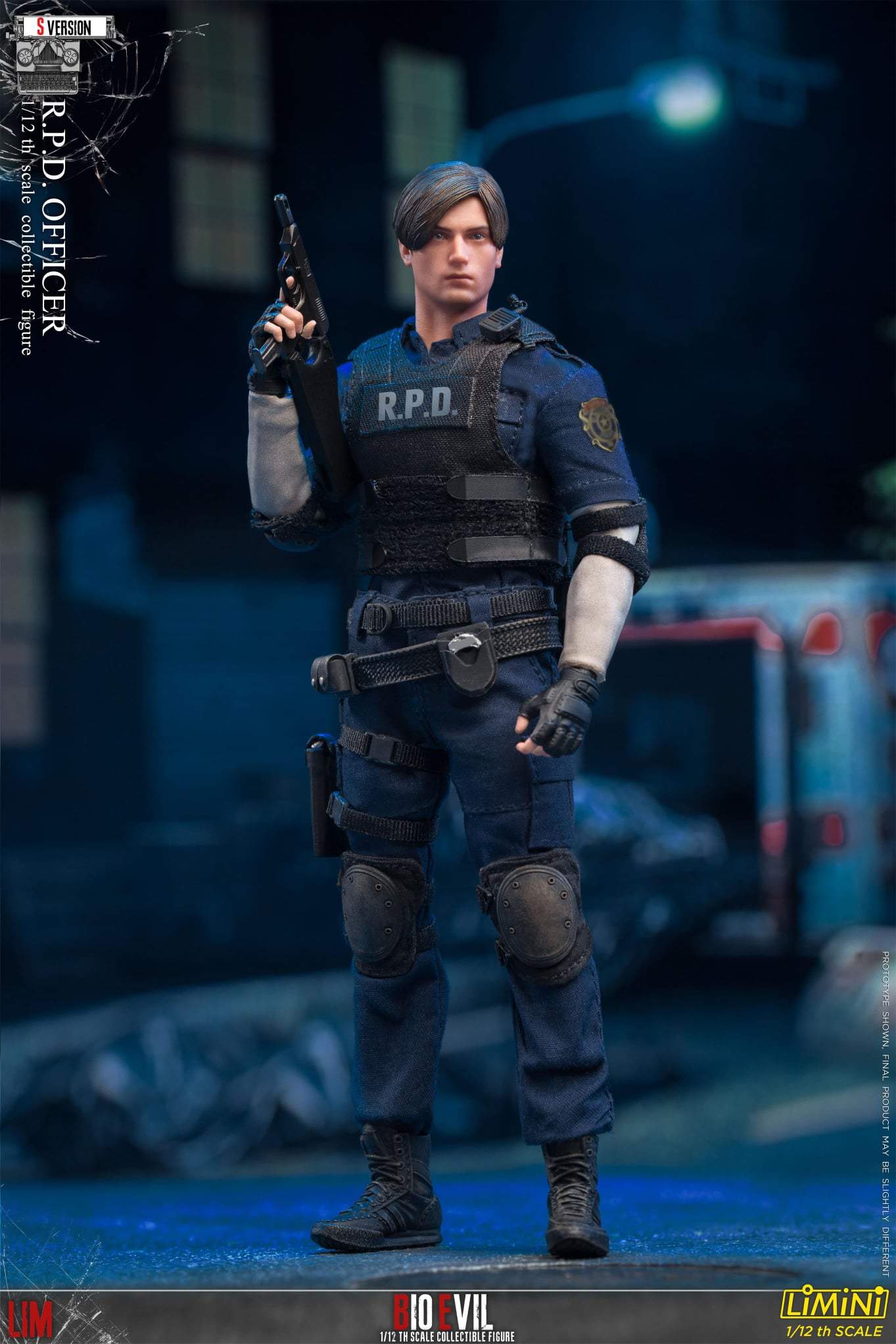 Pedido Figura R.P.D. Officer version S (Deluxe) marca Limtoys escala pequeña 1/12 (BACK ORDER)