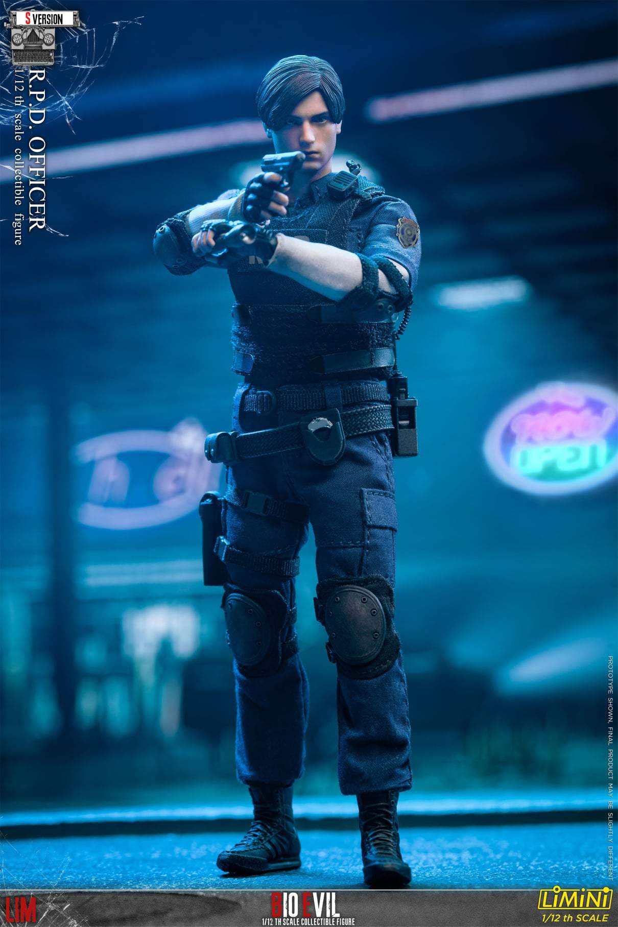 Pedido Figura R.P.D. Officer version S (Deluxe) marca Limtoys escala pequeña 1/12 (BACK ORDER)