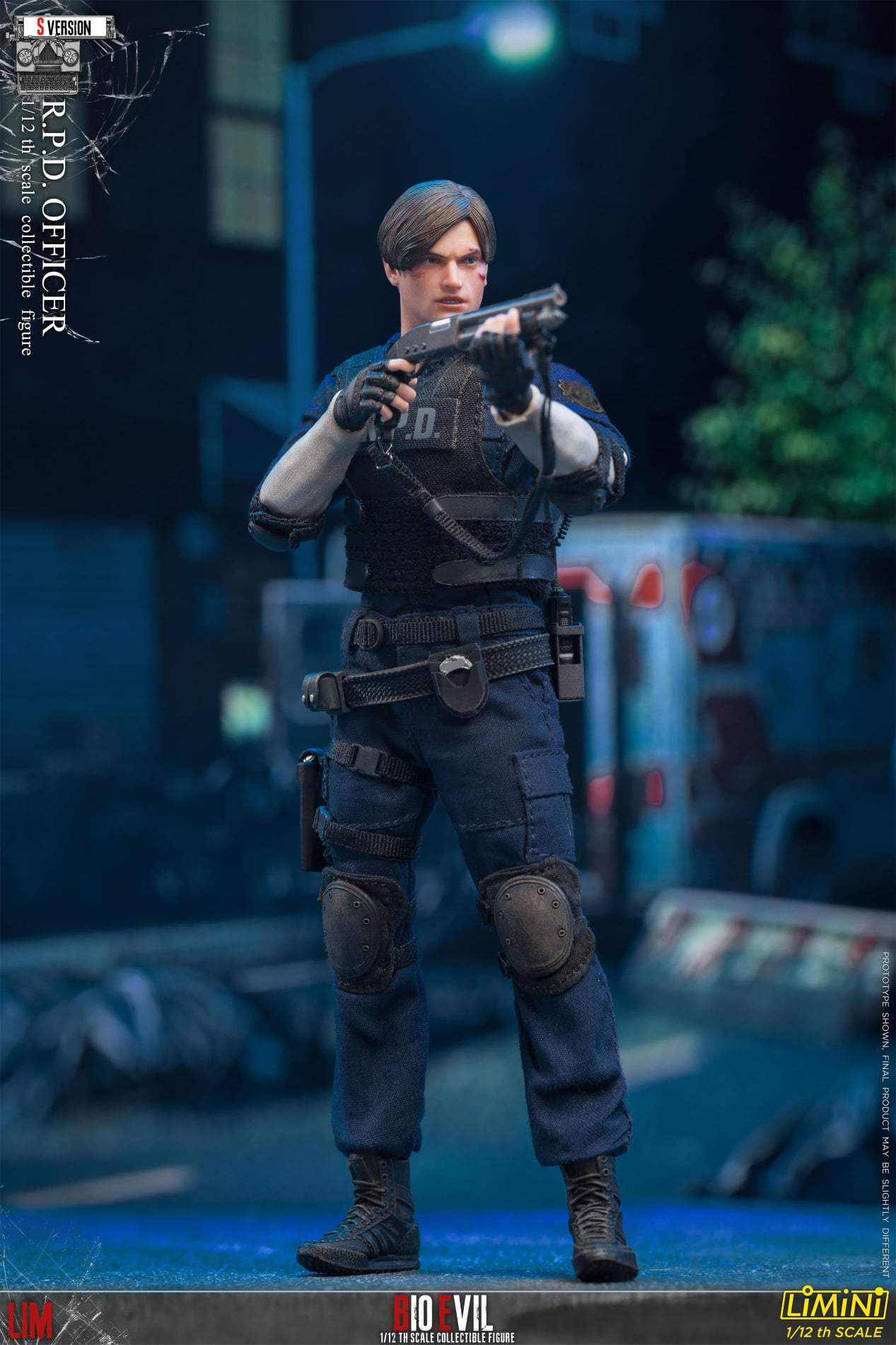 Pedido Figura R.P.D. Officer version S (Deluxe) marca Limtoys escala pequeña 1/12 (BACK ORDER)