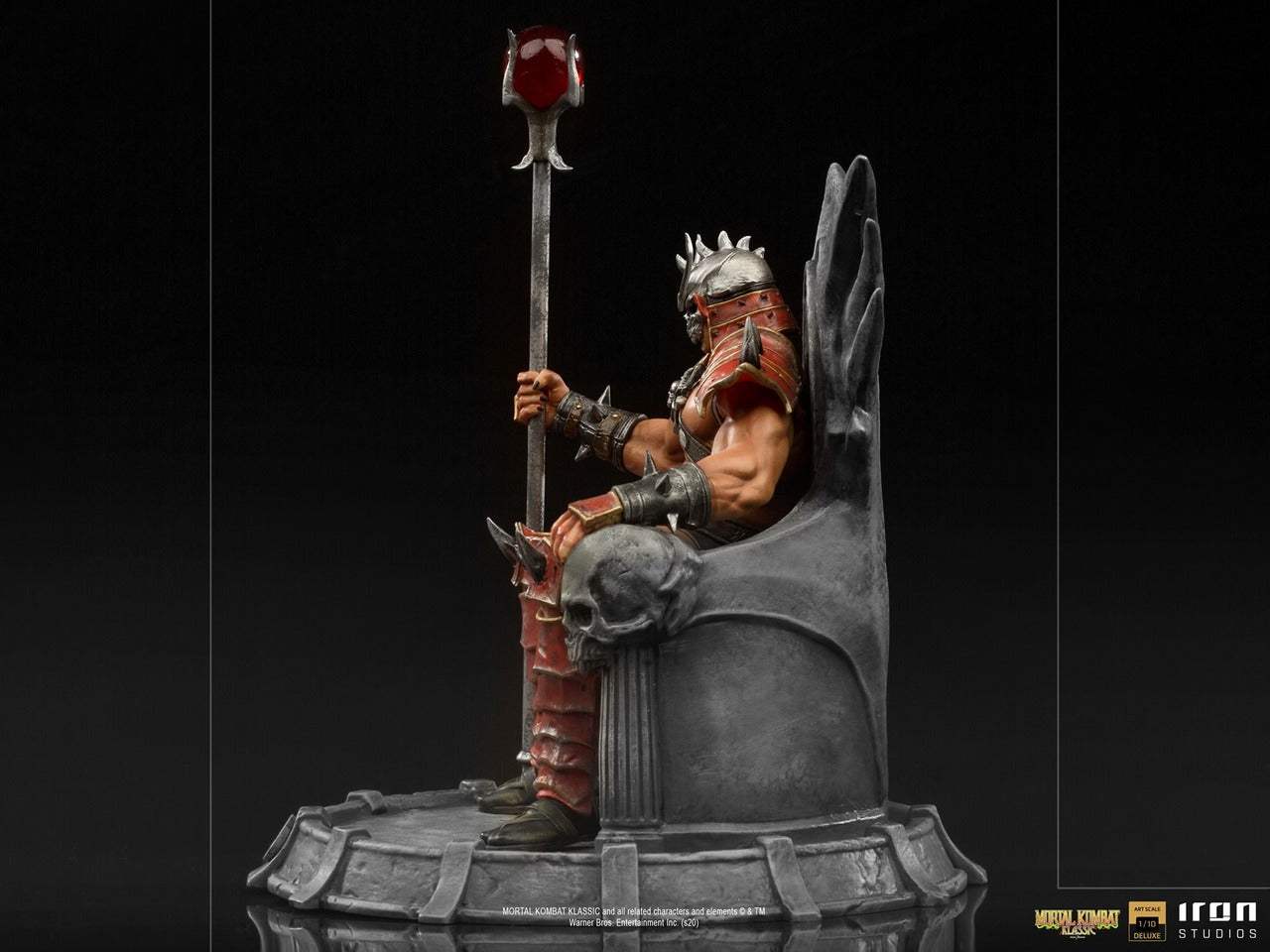 Pedido Estatua Shao Kahn (Deluxe) - Mortal Kombat marca Iron Studios escala de arte 1/10