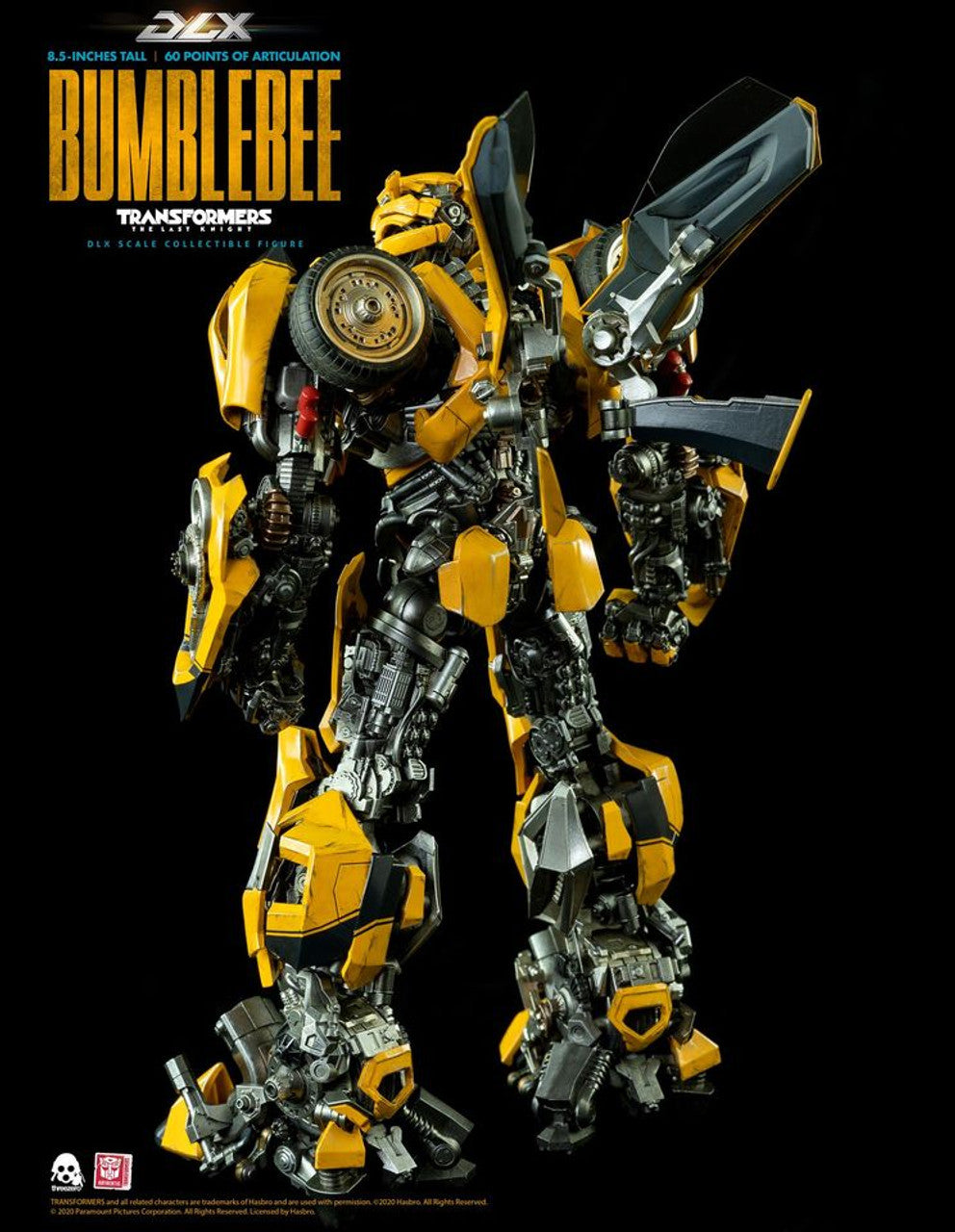 [EN STOCK] Figura DLX Bumblebee - Transformers: The Last Knight marca Threezero 3Z0164 (22 cm)