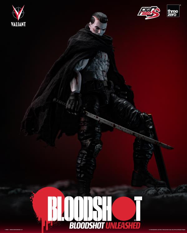 Pedido Figura Bloodshot Unleashed - Valiant Comics - FigZero S marca Threezero 3Z0422 escala pequeña 1/12