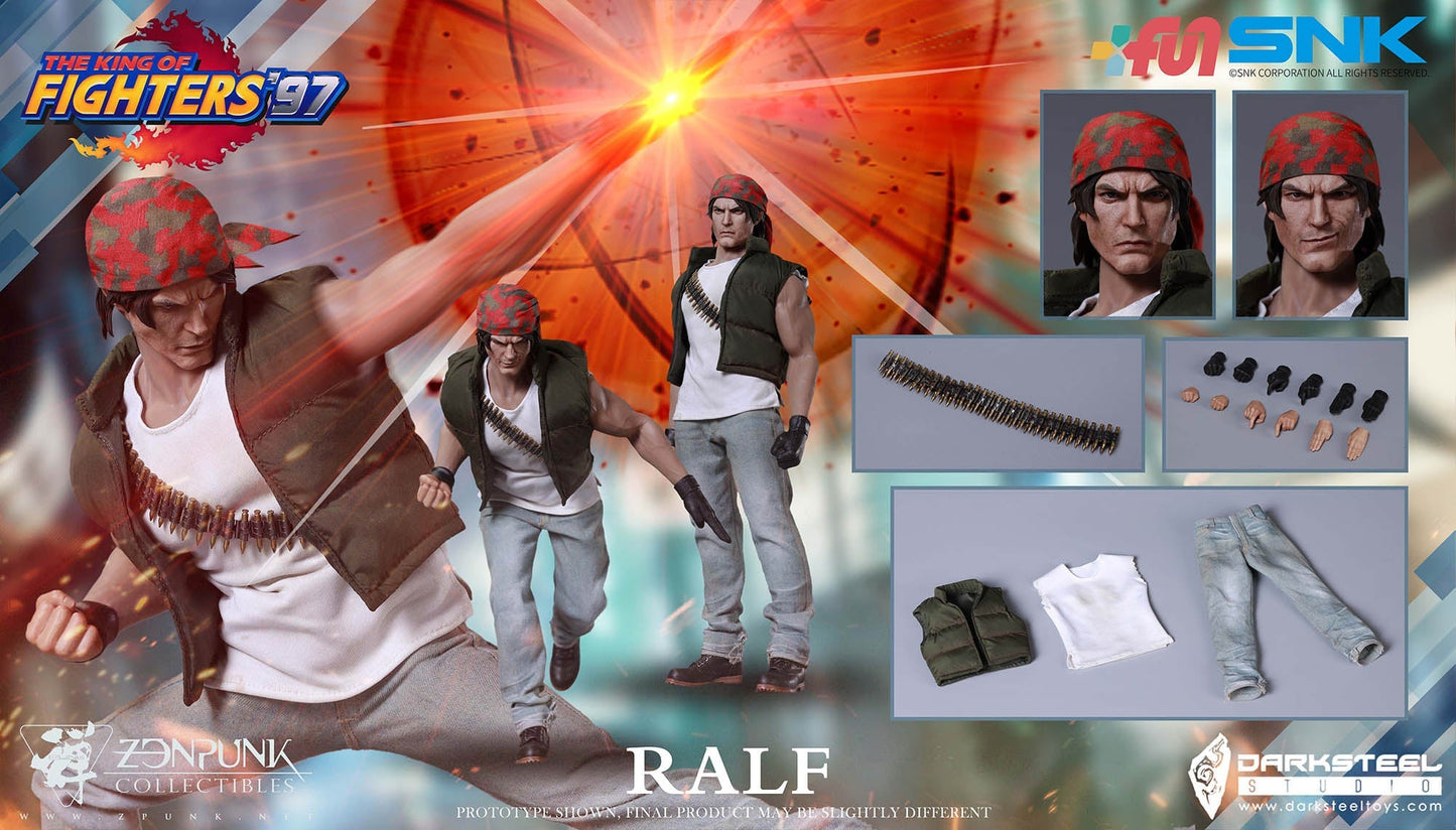 Pedido Figura Ralf Jones - SNK The King of Fighters 97 marca Darksteel Toys x ZenPunk DSA-002 escala 1/6 (BACK ORDER)