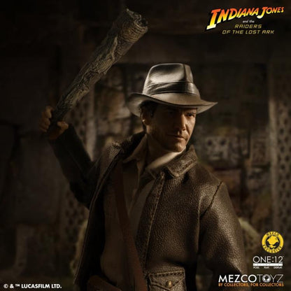 Preventa Figura Indiana Jones (Exclusive Edition) - Raiders of the Lost Ark - One:12 Collective marca Mezco Toyz 77650 escala pequeña 1/12