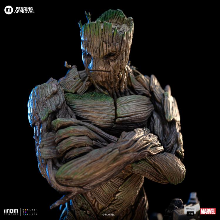 Preventa Estatua Groot - Guardians of the Galaxy Vol.3 - Limited Edition marca Iron Studios escala de arte 1/10