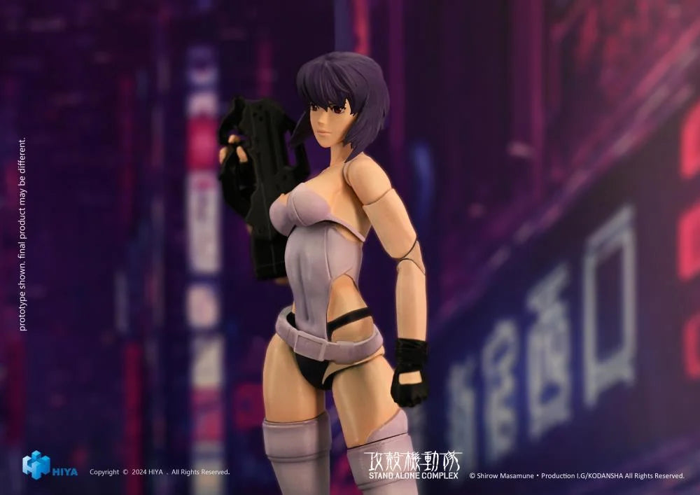 Preventa Figura Motoko Kusanagi (Exclusiva PX Previews) - Ghost in the Shell - Exquisite Super Series marca HIYA ESS0 escala pequeña 1/12