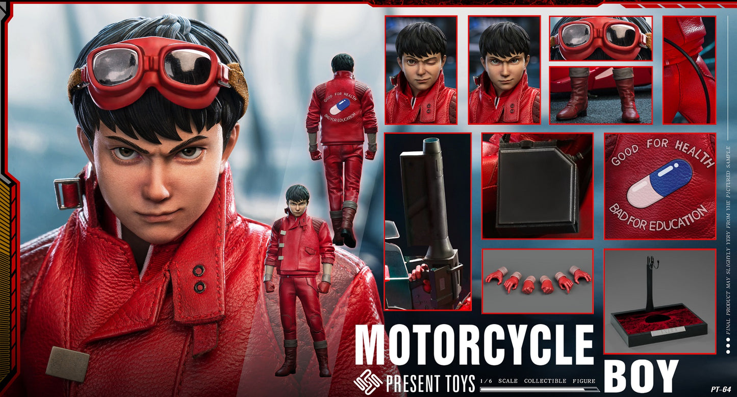 Preventa Figura Motorcycle Boy marca Present Toys SP64 escala 1/6