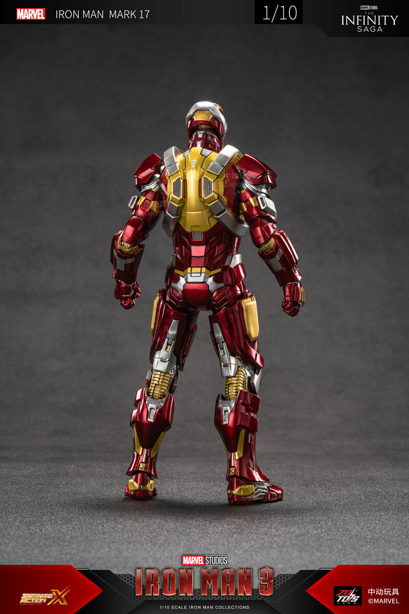 Preventa Figura Iron Man Mark 17 - Avengers The Infinity Saga marca ZD Toys escala pequeña 1/10 (18 cm)