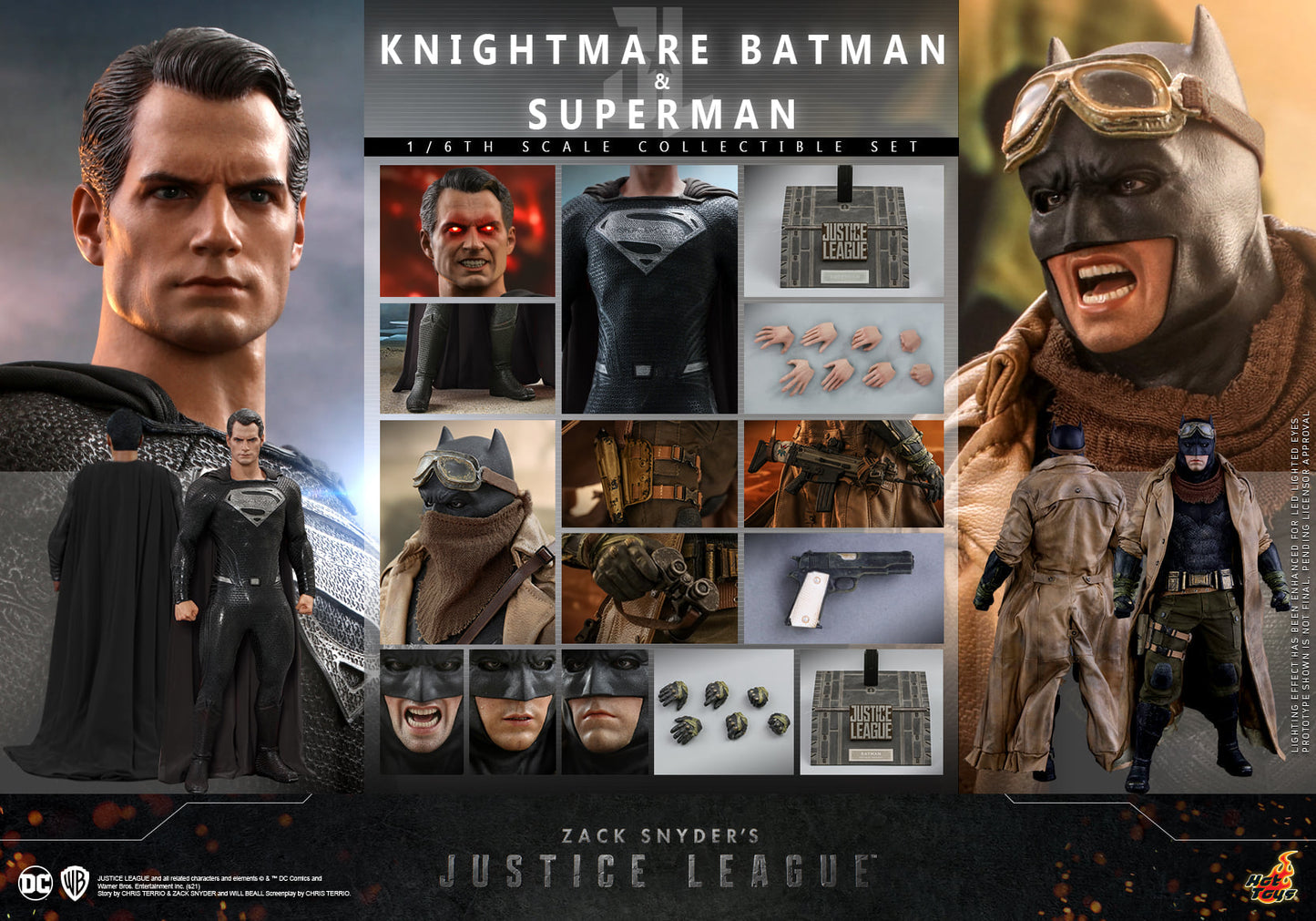 Pedido Figuras Knightmare Batman & Superman Set - Zack Snyder's Justice League marca Hot Toys TMS038 escala 1/6 (BACK ORDER)