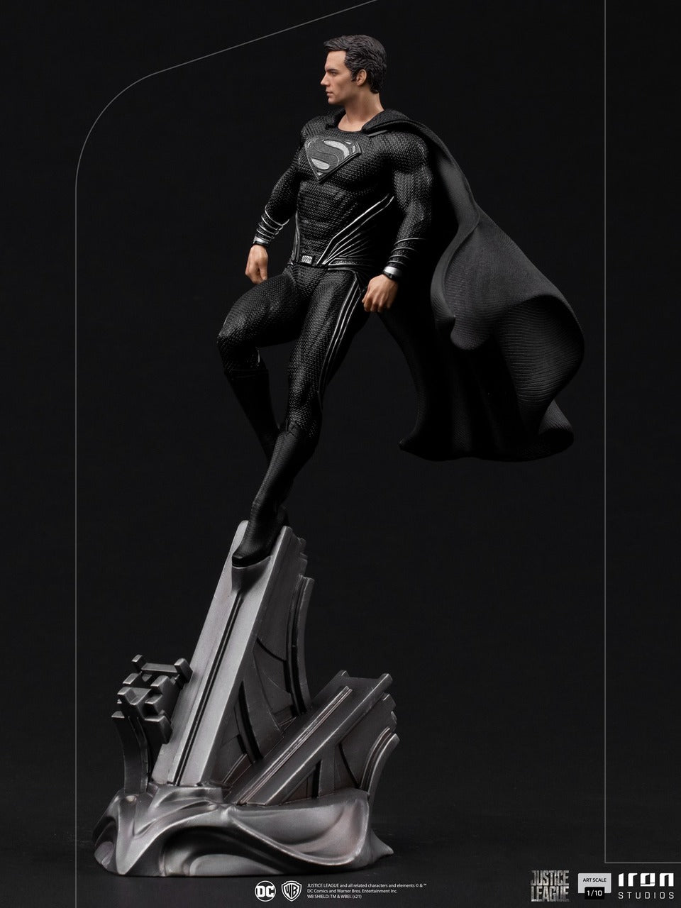 Pedido Estatua Superman (Black Suit) - Zack Snyder’s Justice League marca Iron Studios escala de arte 1/10