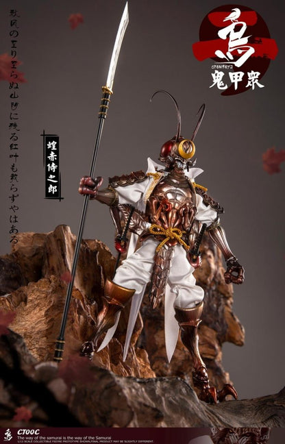 Pedido Figura "ONI KOSHU" Locust Red Samurai Noro marca Crowtoys CT00C escala pequeña 1/12