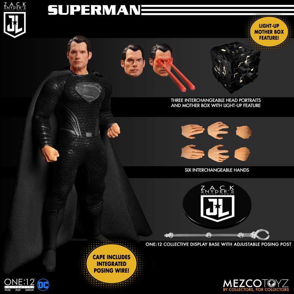 Pedido Figuras Zack Snyder's Justice League Deluxe Box Set - One:12 Collective marca Mezco Toyz 76732 escala pequeña 1/12