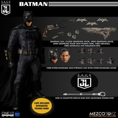 Pedido Figuras Zack Snyder's Justice League Deluxe Box Set - One:12 Collective marca Mezco Toyz 76732 escala pequeña 1/12