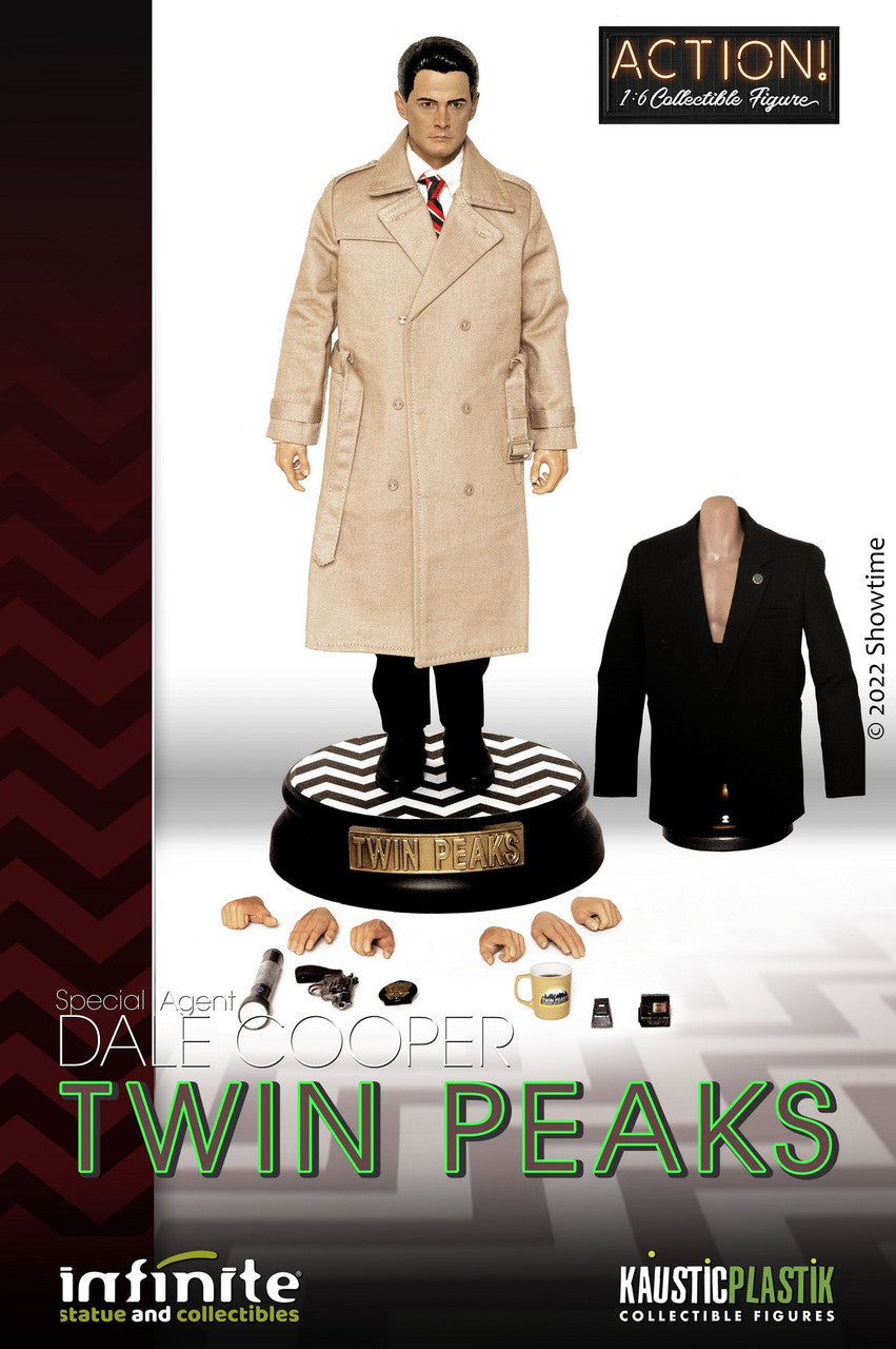 Pedido Figura Agent Cooper - Twin Peaks (normal version) marca Kaustic Plastik 87754 escala 1/6