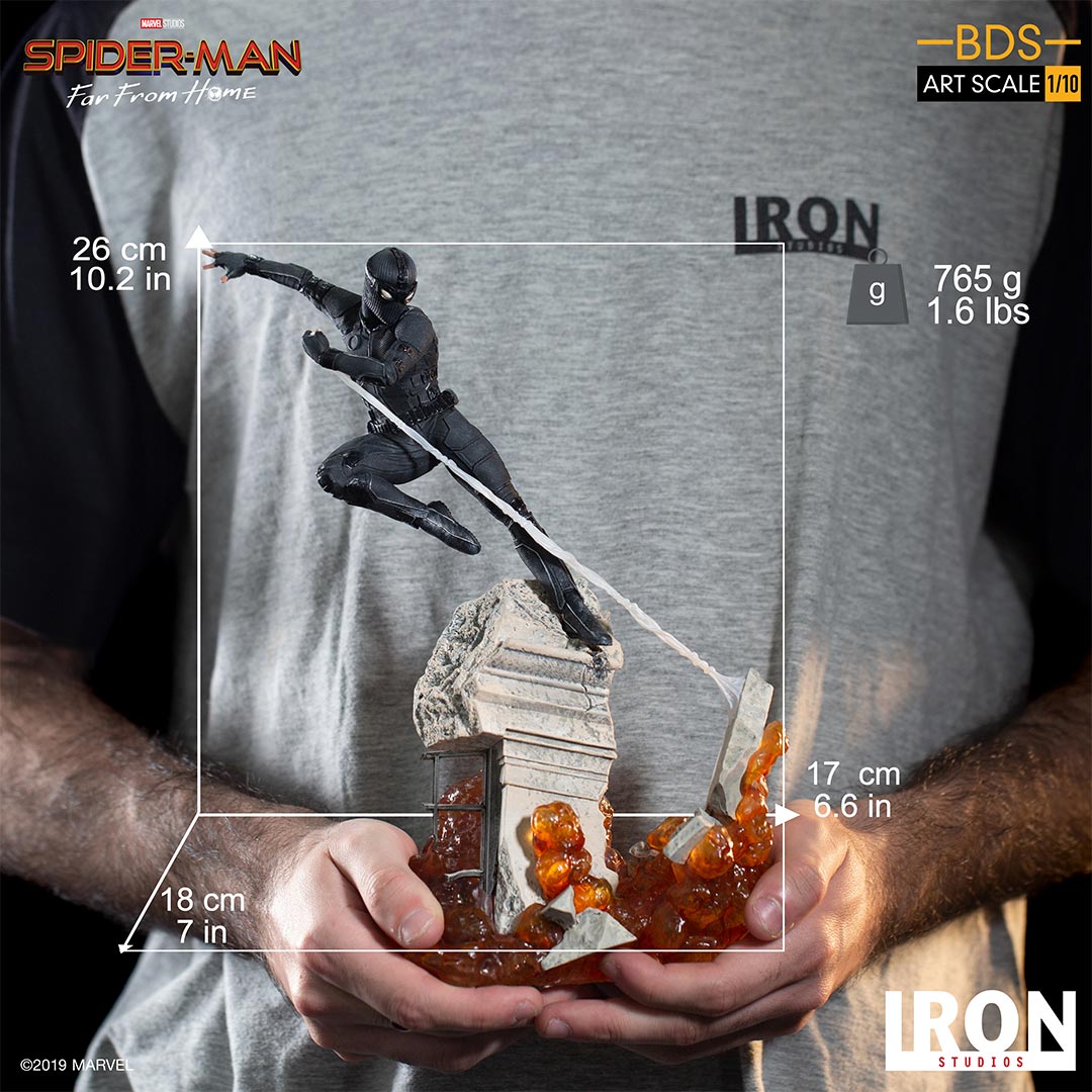 Pedido Estatua Spider-Man (Night-Monkey) - Spider-Man: Far From Home - Battle Diorama Series (BDS) marca Iron Studios escala de arte 1/10