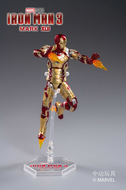 Pedido Figura Iron Man 3 Mark XLII 42 (versión LED) marca ZD Toys escala pequeña 1/10 (18 cm)