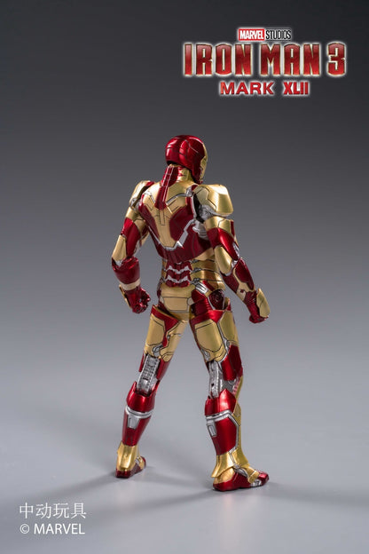 Pedido Figura Iron Man 3 Mark XLII 42 (versión LED) marca ZD Toys escala pequeña 1/10 (18 cm)