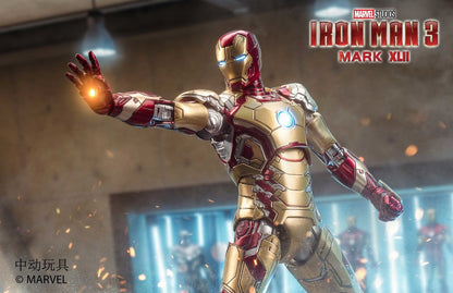 Pedido Figura Iron Man 3 Mark XLII 42 (versión LED) marca ZD Toys escala pequeña 1/10 (18 cm)