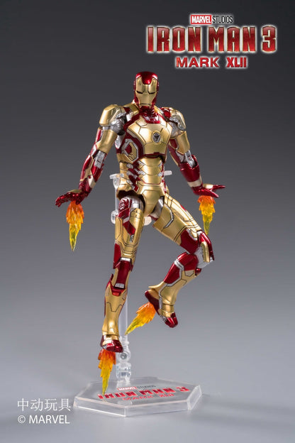 Pedido Figura Iron Man 3 Mark XLII 42 (versión LED) marca ZD Toys escala pequeña 1/10 (18 cm)