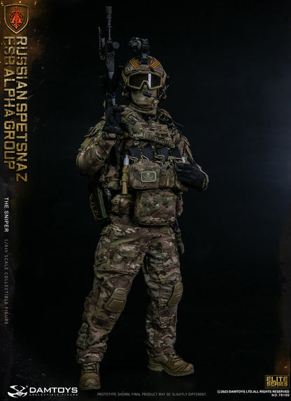 Preventa Figura The Sniper - Russian Spetsnaz FSB Alpha Group marca Damtoys 78100 escala 1/6