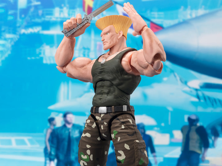 Pedido Figura Guile (Outfit 2 version) - Street Fighter - S.H.Figuarts marca Bandai Spirits escala pequeña 1/12