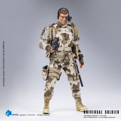 Preventa Figura Andrew Scott (PX Previews Exclusive) - Universal Soldier - Exquisite Super Series marca HIYA ESU0254 escala pequeña 1/12