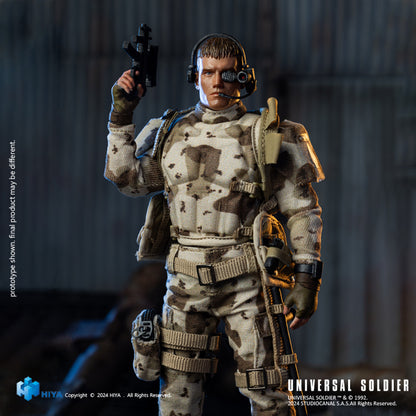 Preventa Figura Andrew Scott (PX Previews Exclusive) - Universal Soldier - Exquisite Super Series marca HIYA ESU0254 escala pequeña 1/12