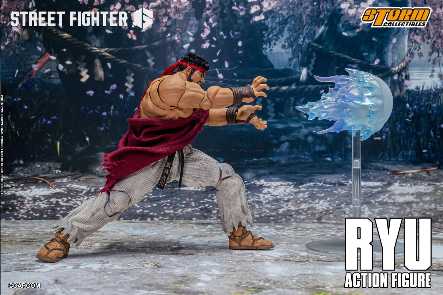 Pedido Figura RYU - Street Fighter 6 marca Storm Collectibles escala pequeña 1/12