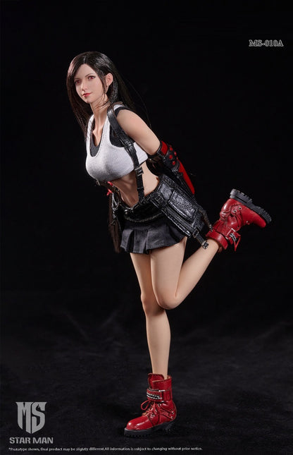 Preventa Figura Combat Girl (White Tank Top & Black Short Skirt version) marca Star Man MS-010A escala 1/6