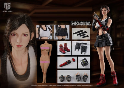 Preventa Figura Combat Girl (White Tank Top & Black Short Skirt version) marca Star Man MS-010A escala 1/6