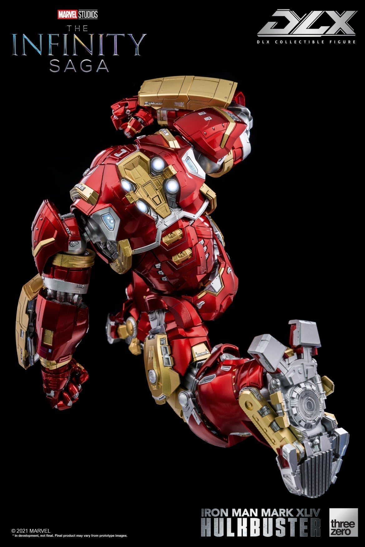 Preventa Figura DLX Iron Man Mark 44 Hulkbuster - Marvel Studios: The Infinity Saga marca Threezero 3Z0248 escala pequeña 1/12 (relanzamiento)