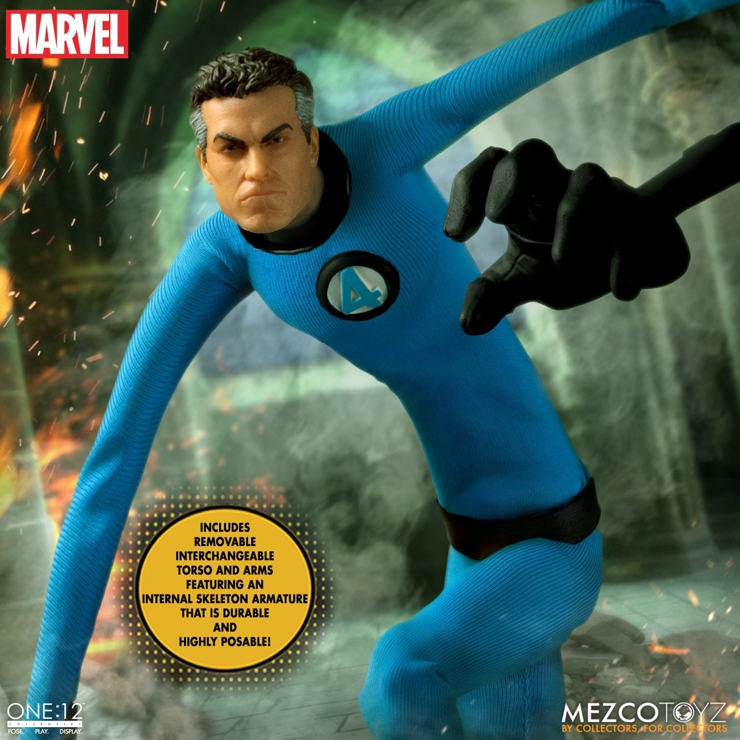 Pedido Figuras Fantastic Four Deluxe Box Set - One:12 Collective marca Mezco Toyz 77600 escala pequeña 1/12