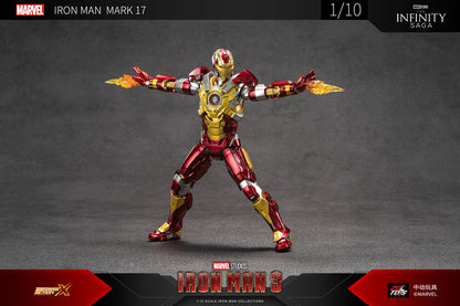 Preventa Figura Iron Man Mark 17 - Avengers The Infinity Saga marca ZD Toys escala pequeña 1/10 (18 cm)