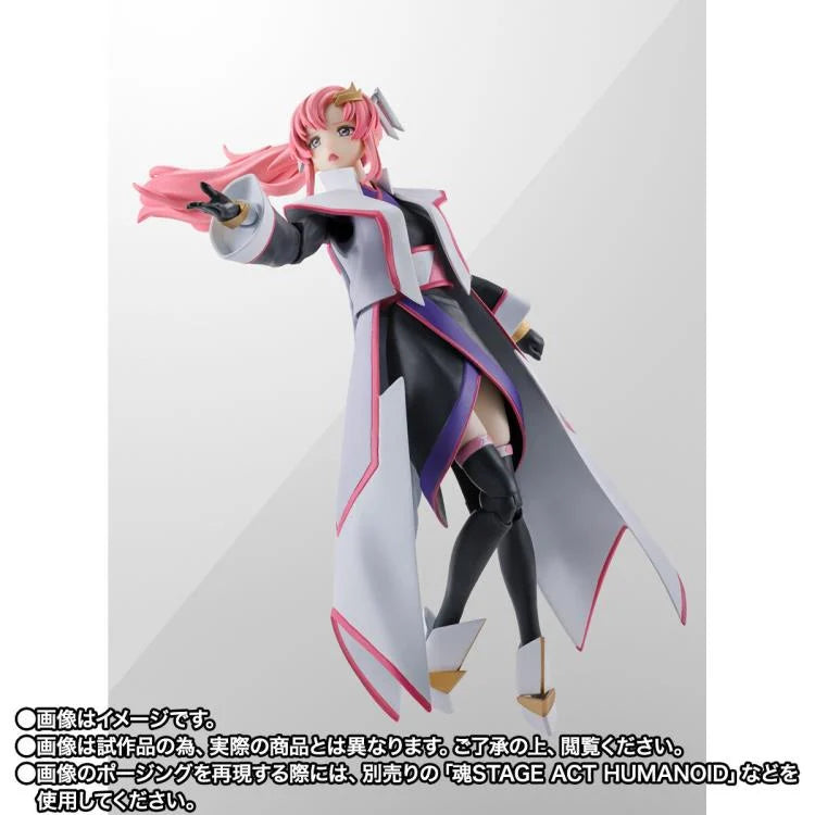 Preventa Figura Lacus Clyne (Compass Battle Surcoat version) - Mobile Suit Gundam - S.H.Figuarts marca Bandai Spirits escala pequeña 1/12