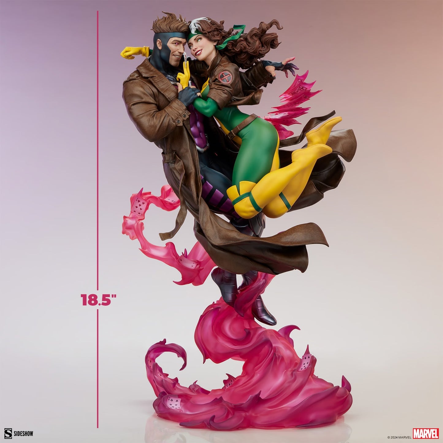 Preventa Estatua Marvel Rogue & Gambit marca Sideshow Collectibles (47 cm)