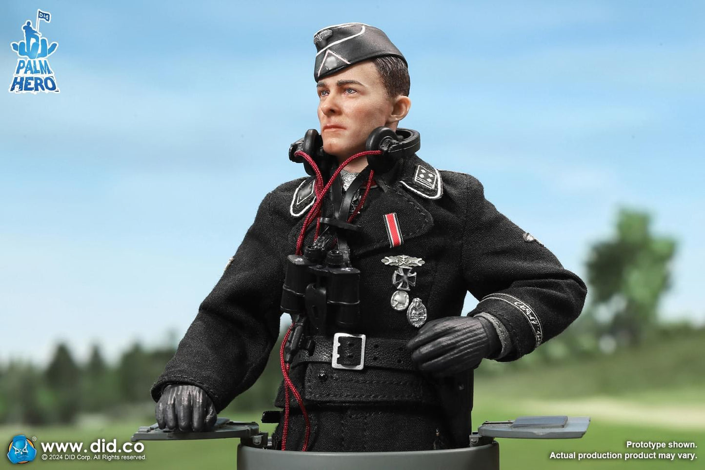 Pedido Figura SS-Standartenführer Joachim Peiper - Palm Hero Series marca DID XD80022 escala pequeña 1/12