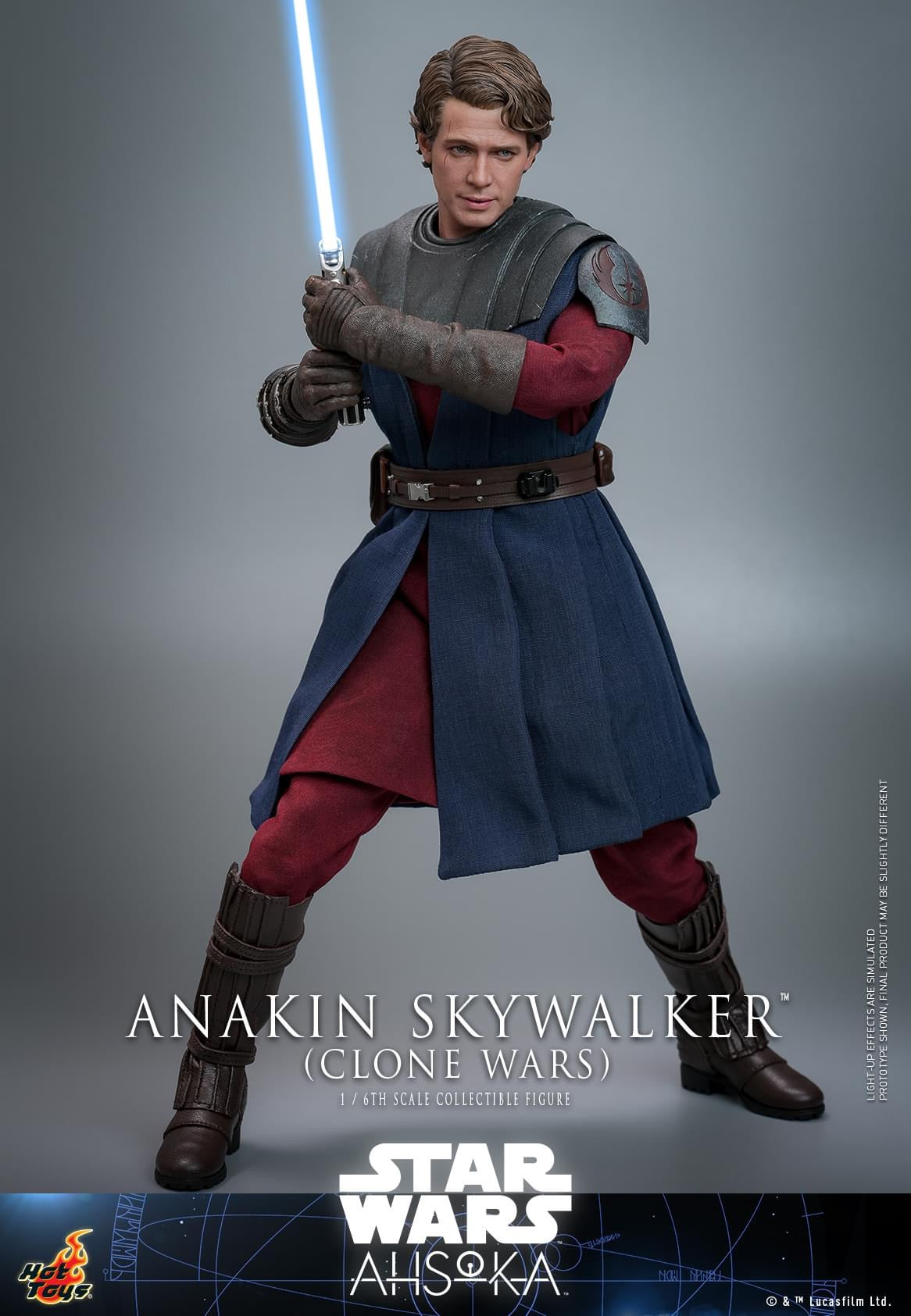 Preventa Figura Anakin Skywalker (Clone Wars) - Star Wars: Ahsoka ™ marca Hot Toys TMS129 escala 1/6