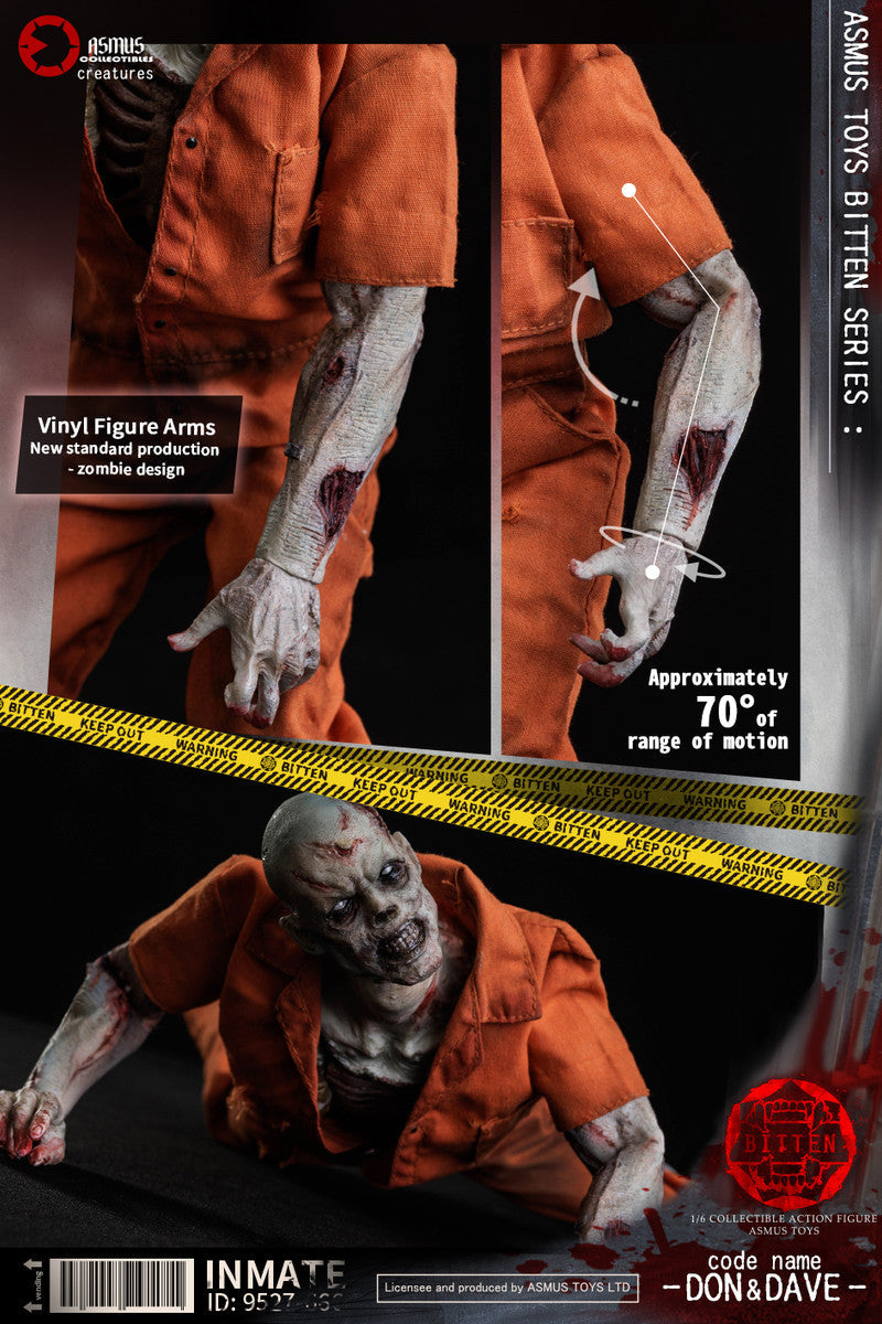 Pedido Figura Zombie DAVE - The Bitten Series marca Asmus Toys BIT004A escala 1/6