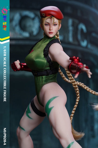 Preventa Figura Female Fighter (Green) marca Play Toy P020A escala 1/6