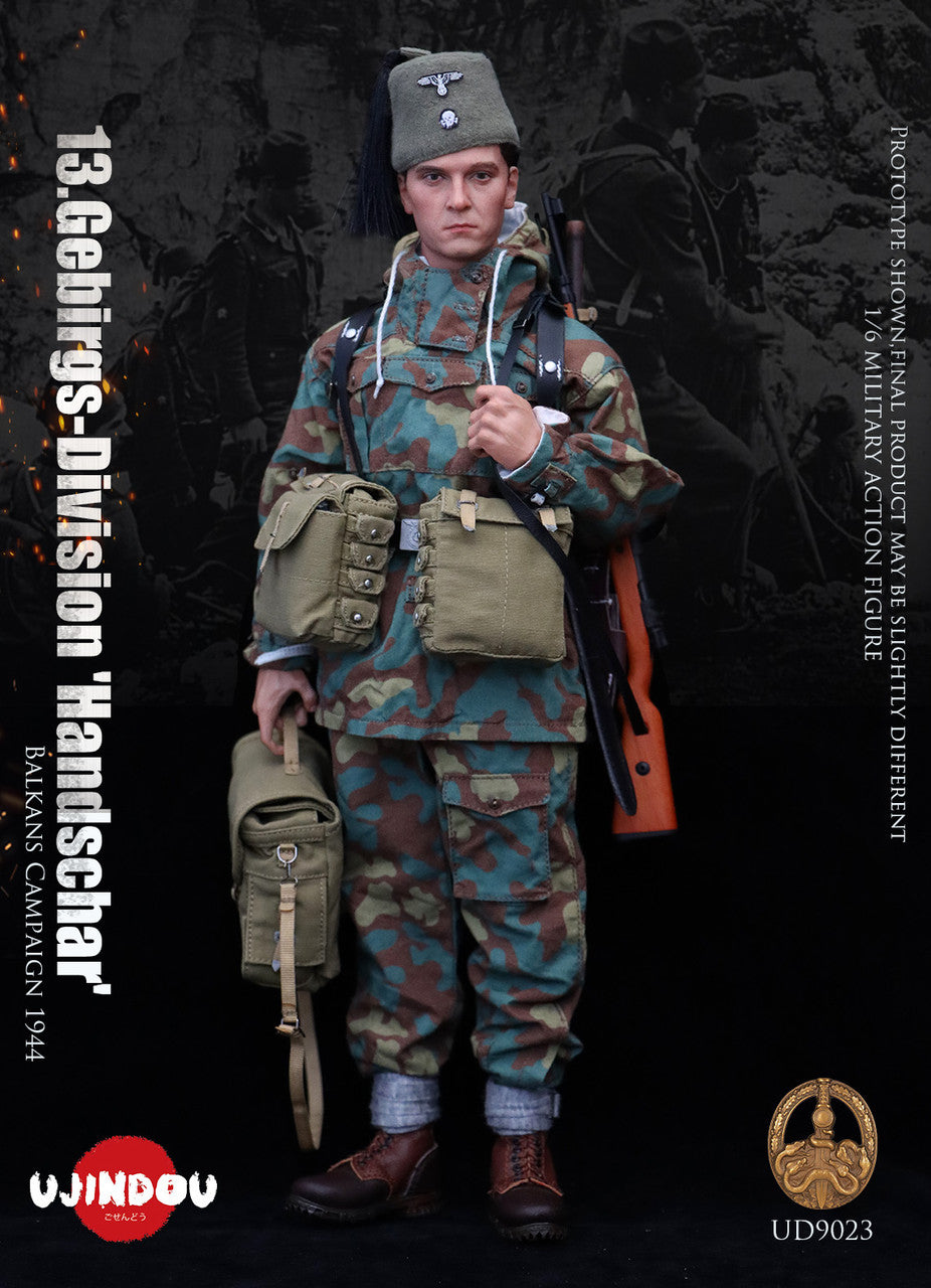 Pedido Figura 13.Gebirgs-Division "Handschar" Pionier Balkans Campaign 1944 marca Ujindou UD9023 escala 1/6