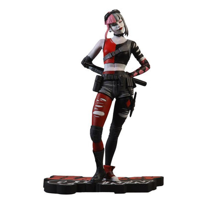 Preventa Estatua Harley Quinn (Simone Di Meo version) (Edición Limitada) (Poliresina)- Red & White & Black - DC Comics marca McFarlane Toys x DC Direct escala 1/10