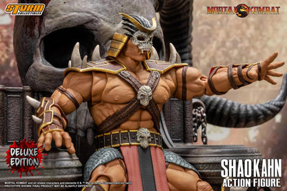 Pedido Figura Shao Kahn con Trono (Deluxe Edition) - Mortal Kombat marca Storm Collectibles escala 1/12