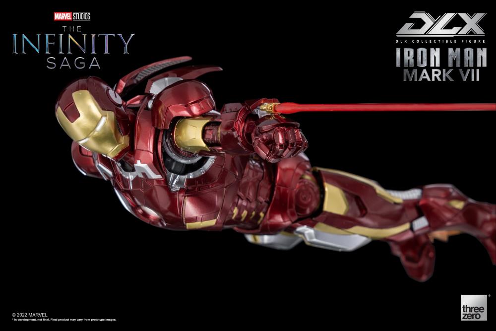 Pedido Figura DLX Iron Man Mark 7 - Avengers Infinity Saga marca Threezero 3Z0255 escala pequeña 1/12