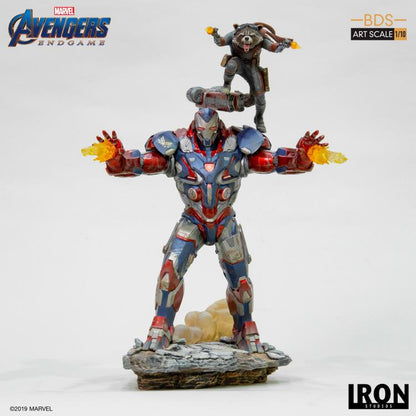 Pedido Estatua Iron Patriot & Rocket - Avengers: Endgame - Battle Diorama Series (BDS) marca Iron Studios escala de arte 1/10